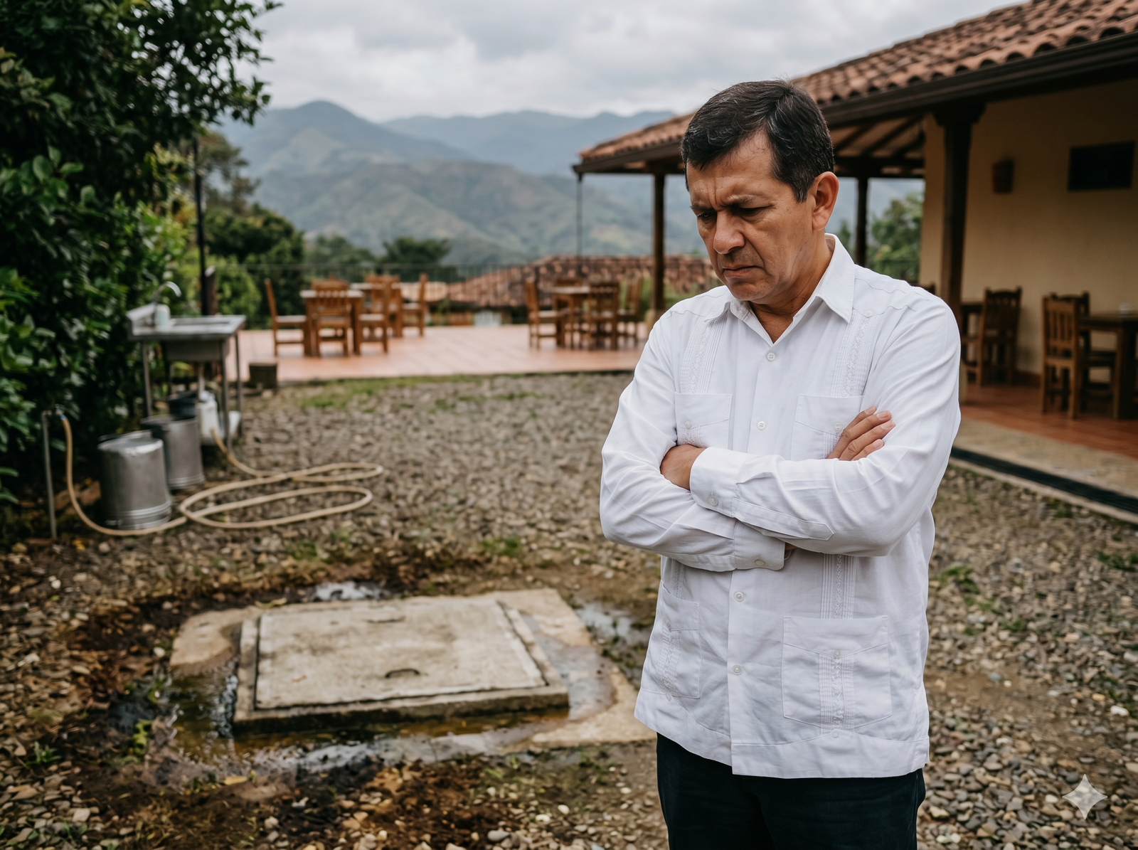 Pozo con problemas de filtración