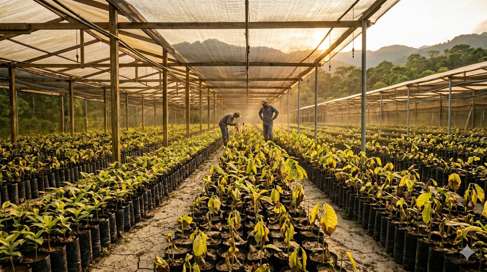 Cultivo de cacao antes