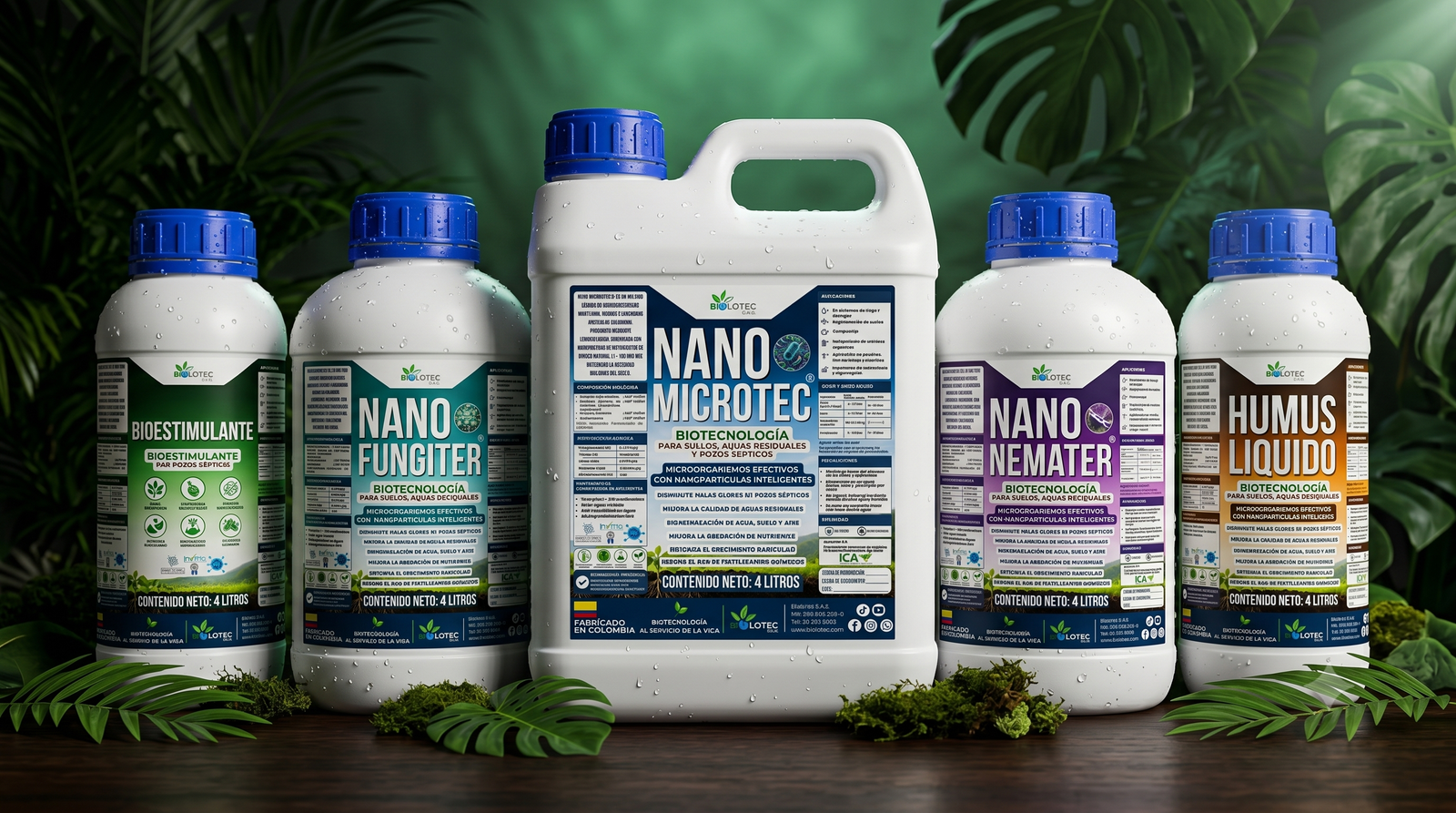 Productos BIOLOTEC - Tecnología biológica nano-MICROTEC
